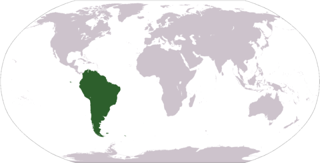 Location Südamerika